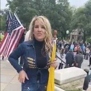 Jenna Ryan Protesting