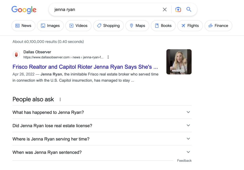 Search Results for Jenna Ryan April 2023